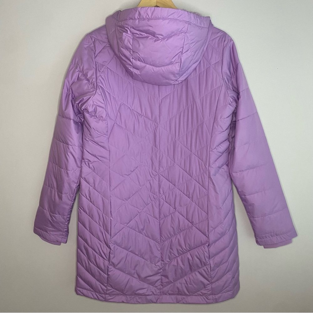 NWOT Columbia Heavenly Long Hooded Jacket in Purple
